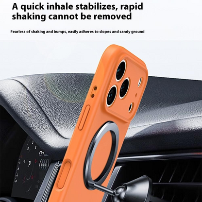MagSafe-hoesje voor Apple iPhone 17 Pro Max, OEM, vloeibaar siliconen, oranje