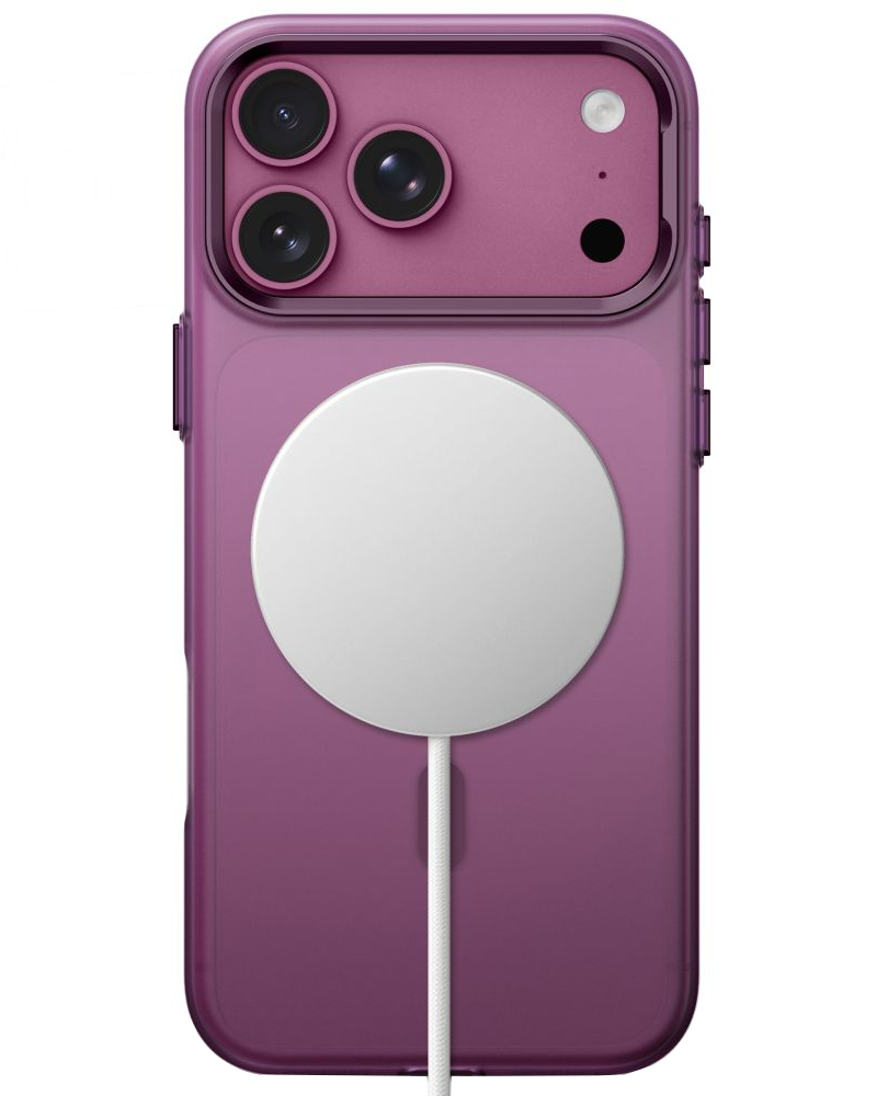 Coque MagSafe pour Apple iPhone 18 Pro / 17 Pro, Tech-Protect, MagZero, Bordeaux Mat
