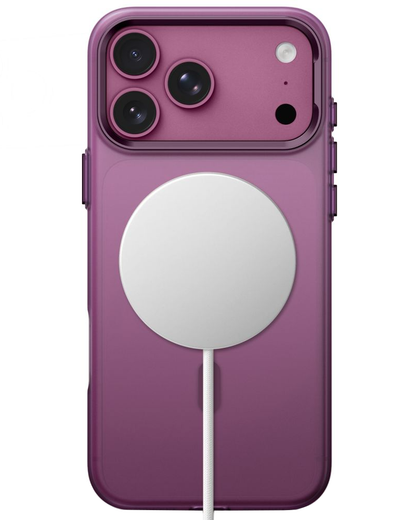 Coque MagSafe pour Apple iPhone 18 Pro / 17 Pro, Tech-Protect, MagZero, Bordeaux Mat