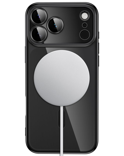 Coque MagSafe pour Apple iPhone 18 Pro / 17 Pro, Tech-Protect, Magflex, Noir Satiné