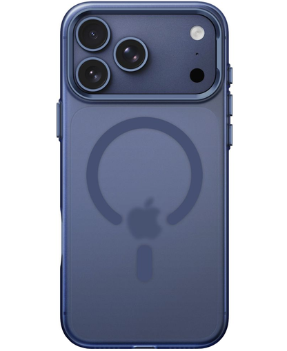 Coque MagSafe pour Apple iPhone 18 Pro / 17 Pro, Tech-Protect, MagZero, Bleu Marine Mat