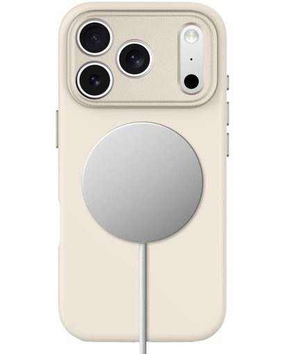 Coque MagSafe pour Apple iPhone 18 Pro / 17 Pro, Tech-Protect, Uniq CC, Beige