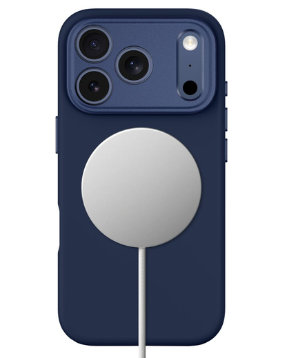 Coque MagSafe pour Apple iPhone 18 Pro / 17 Pro, Tech-Protect, Uniq CC, Bleu marine