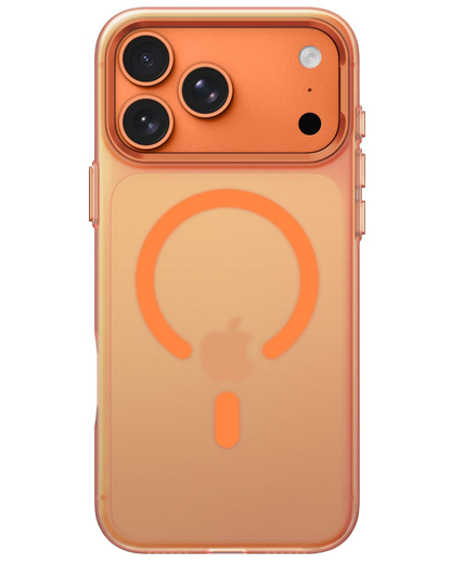 Coque MagSafe pour Apple iPhone 18 Pro Max / 17 Pro Max, Tech-Protect, MagZero, Orange Mat
