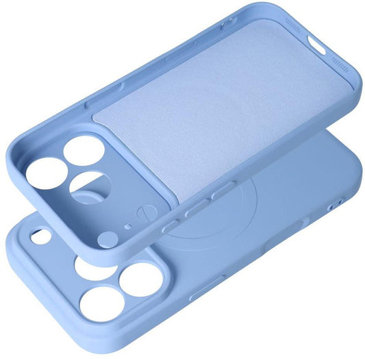 Coque MagSafe pour Apple iPhone 18 Pro Max / 17 Pro Max, OEM, Silicone Mag, bleu