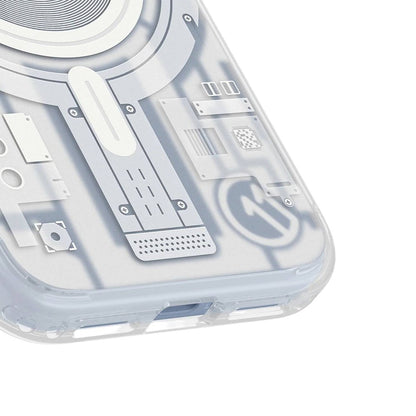 MagSafe-hoesje voor Apple iPhone 18 Pro / 17 Pro, Spigen, C11 Ultra Hybrid MagFit Element, wit ACS12308