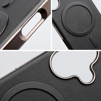 MagSafe-Hülle für Apple iPhone 16 Pro, OEM, Gentleman Mag, Schwarz