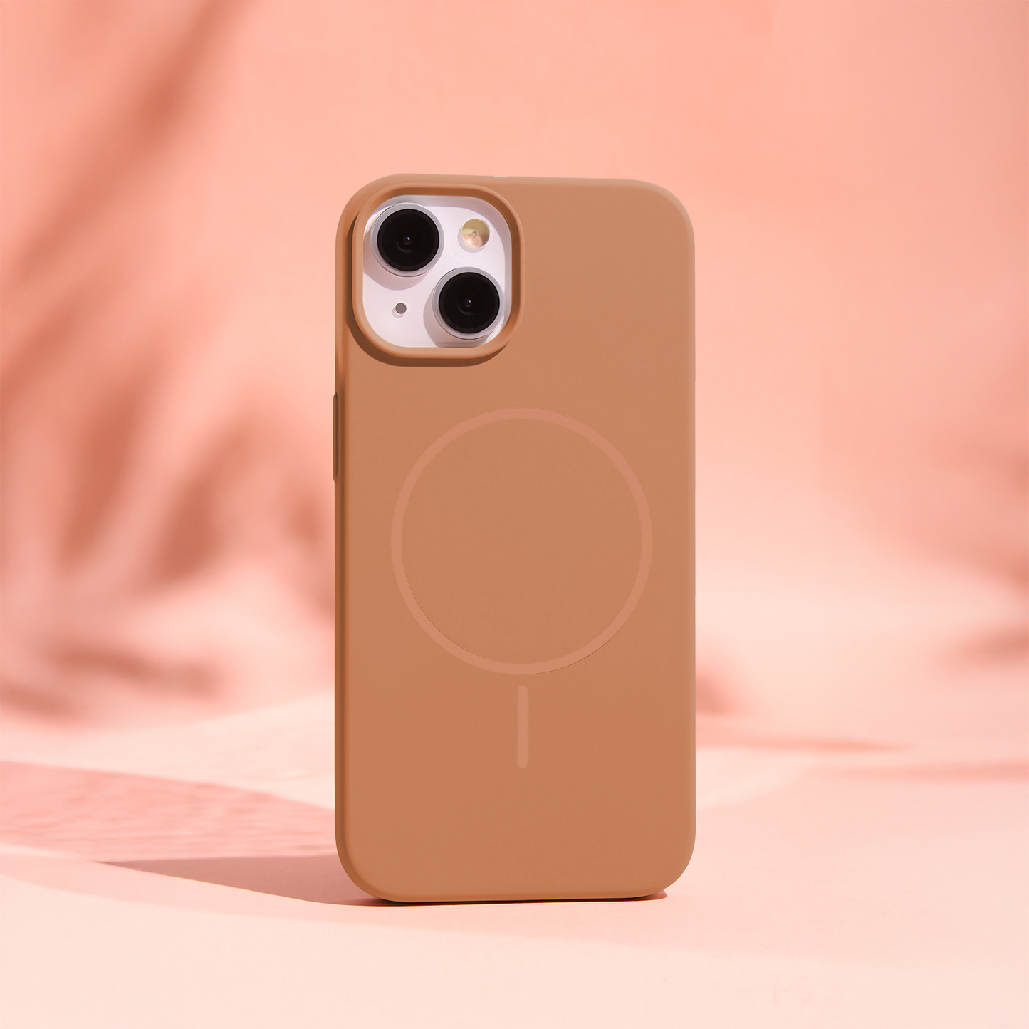 MagSafe-hoesje voor Apple iPhone 17, OEM, Silicone Thin, Oranje