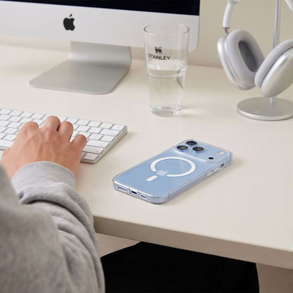 MagSafe-hoesje voor Apple iPhone 18 Pro / 17 Pro, Tech-Protect, Flexair, Transparant