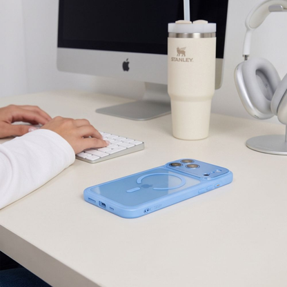 MagSafe-Hülle für Apple iPhone 18 Pro Max / 17 Pro Max, Tech-Protect, MagPeak CC, Blau