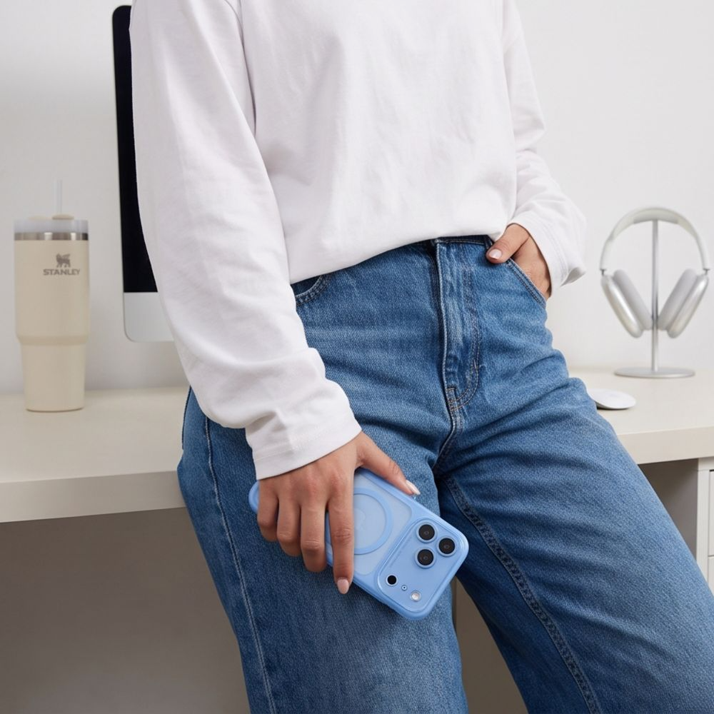 MagSafe-Hülle für Apple iPhone 18 Pro Max / 17 Pro Max, Tech-Protect, MagPeak CC, Blau