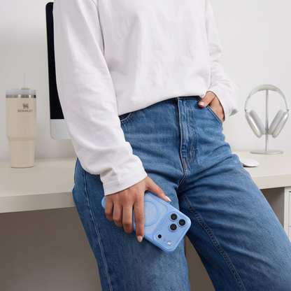MagSafe-Hülle für Apple iPhone 18 Pro Max / 17 Pro Max, Tech-Protect, MagPeak CC, Blau