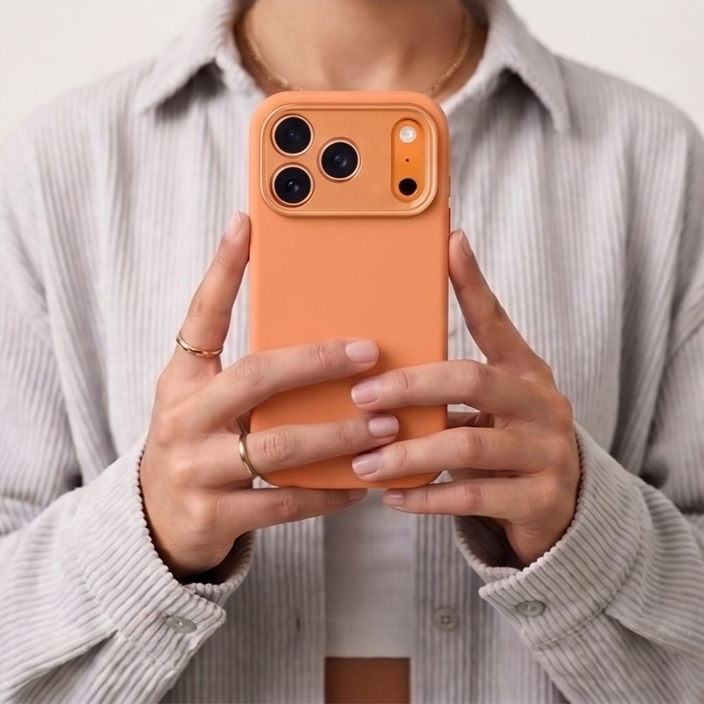 Coque MagSafe pour Apple iPhone 18 Pro Max / 17 Pro Max, Tech-Protect, Uniq CC, Orange