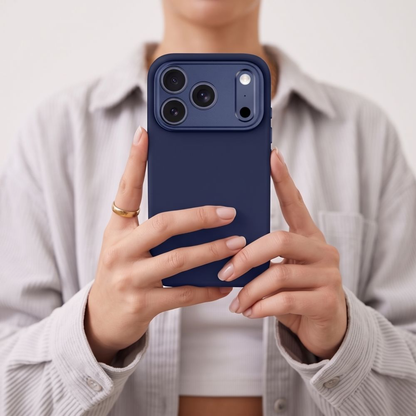Coque MagSafe pour Apple iPhone 18 Pro / 17 Pro, Tech-Protect, Uniq CC, Bleu marine
