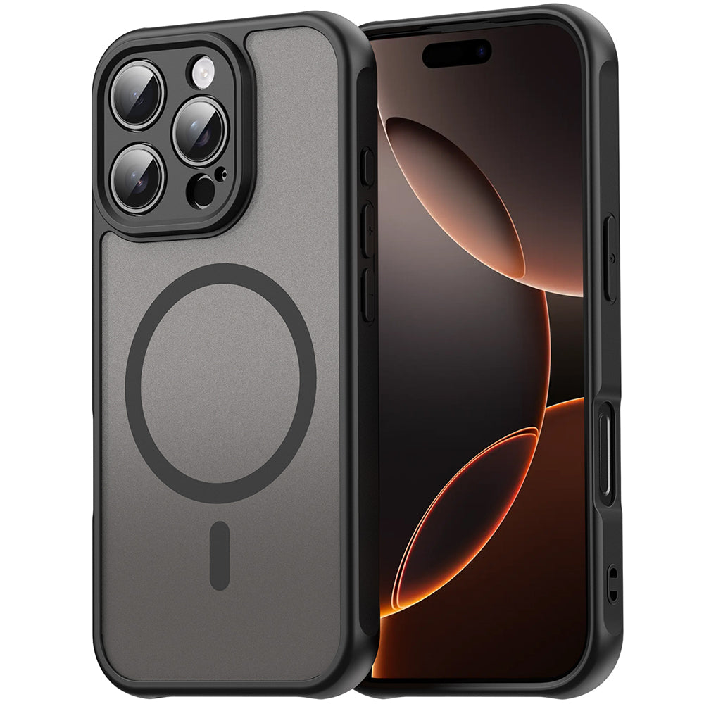 MagSafe-Hülle für Apple iPhone 11 Pro, Techsuit, HaloFrost II, Schwarz