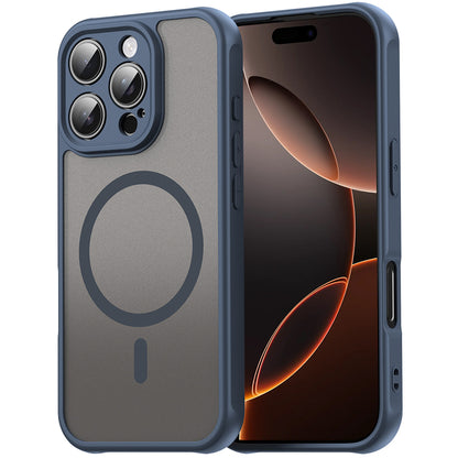 Coque MagSafe pour Apple iPhone 11, Techsuit, HaloFrost II, Bleu marine