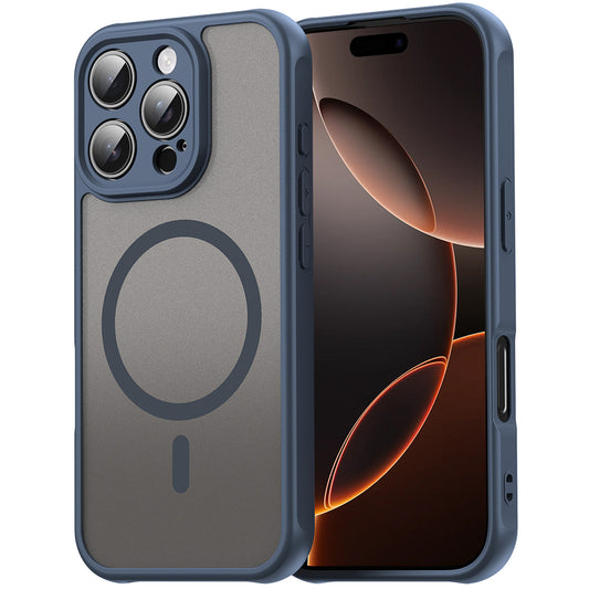MagSafe-Hülle für Apple iPhone 11, Techsuit, HaloFrost II, Marineblau
