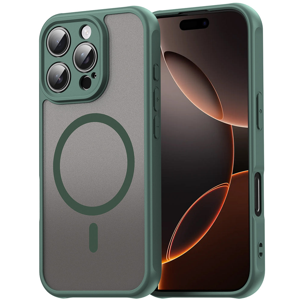 Coque MagSafe pour Apple iPhone 11, Techsuit, HaloFrost II, Vert