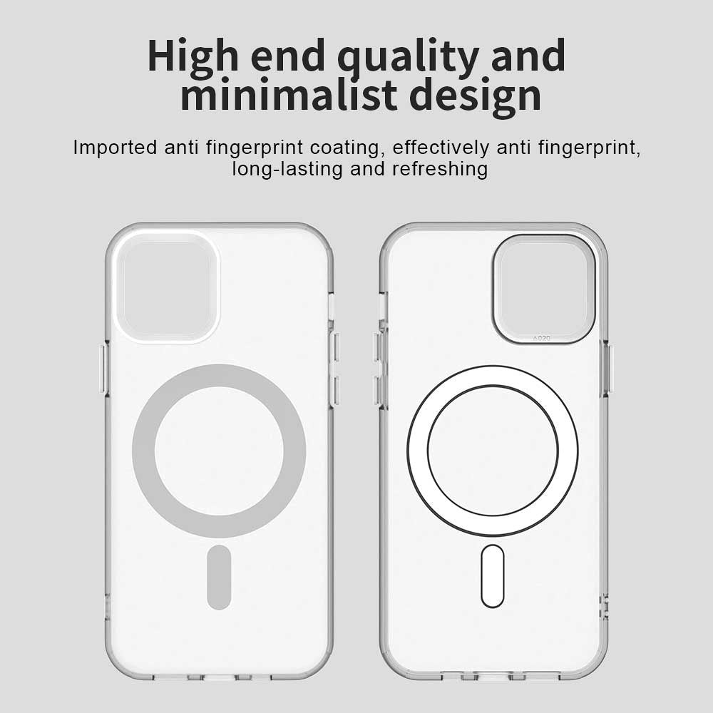 Coque MagSafe pour Apple iPhone 12 / 12 Pro, Techsuit, CandyCase, Blanche