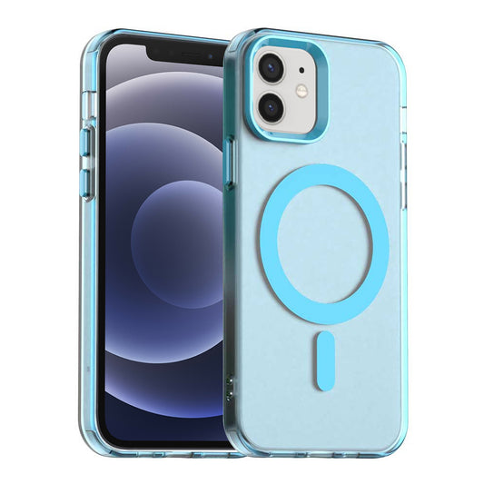 Coque MagSafe pour Apple iPhone 12 / 12 Pro, Techsuit, CandyCase, Bleue