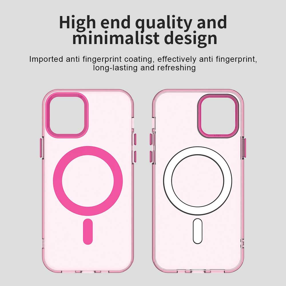 Coque MagSafe pour Apple iPhone 12 / 12 Pro, Techsuit, CandyCase, Rose
