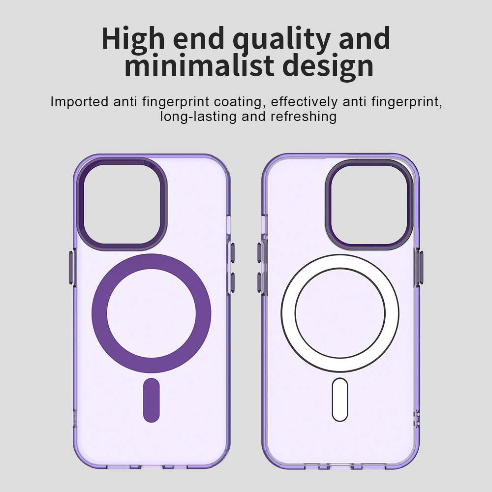 MagSafe-Hülle für Apple iPhone 12 Pro Max, Techsuit, CandyCase, Lila