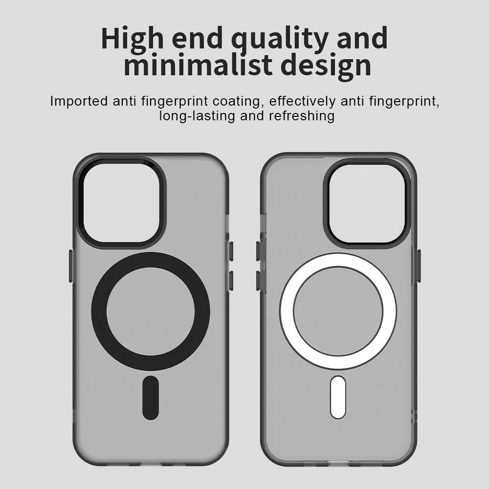 MagSafe-hoesje voor Apple iPhone 12 Pro Max, Techsuit, CandyCase, Zwart