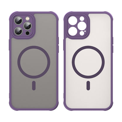 Coque MagSafe pour Apple iPhone 12 Pro Max, Techsuit, HaloFrost II, Violet