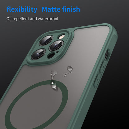 MagSafe-Hülle für Apple iPhone 12 Pro Max, Techsuit, HaloFrost II, Grün