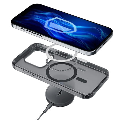 Coque MagSafe pour Apple iPhone 13 Pro Max, 3MK, Frosty MagCase, Noir Satiné