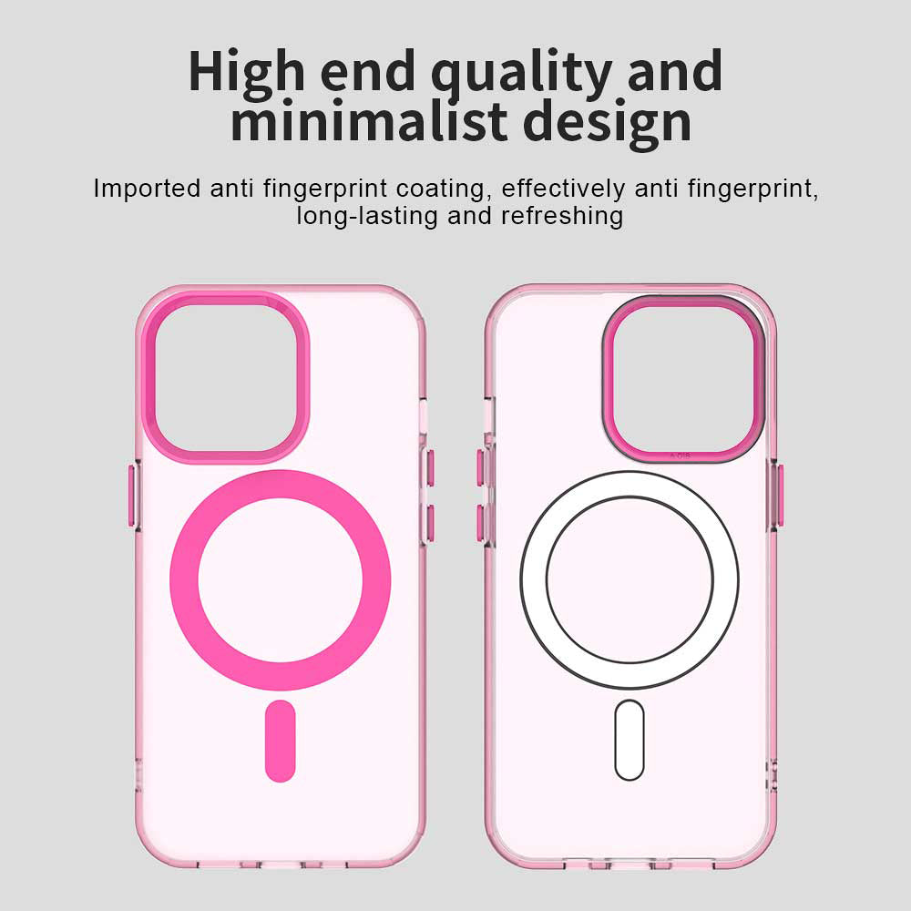 MagSafe-Hülle für Apple iPhone 13 Pro Max, Techsuit, CandyCase, Rosa