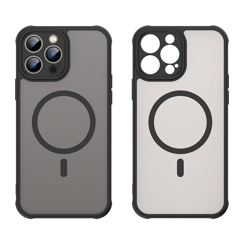 MagSafe-hoesje voor Apple iPhone 13 Pro Max, Techsuit, HaloFrost II, Zwart