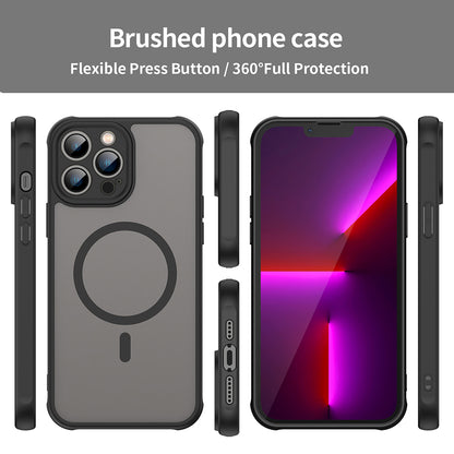 MagSafe-hoesje voor Apple iPhone 13 Pro Max, Techsuit, HaloFrost II, Zwart
