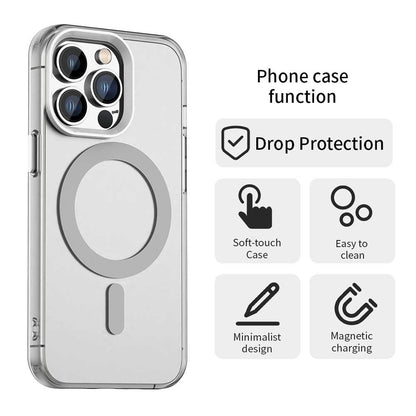 MagSafe-Hülle für Apple iPhone 13 Pro, Techsuit, CandyCase, Weiß