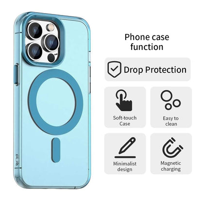 MagSafe-Hülle für Apple iPhone 13 Pro, Techsuit, CandyCase, Blau