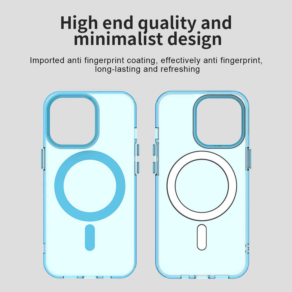 MagSafe-Hülle für Apple iPhone 13 Pro, Techsuit, CandyCase, Blau