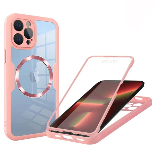 MagSafe-hoesje voor Apple iPhone 13 Pro, Techsuit, ColorVerse 360, Roze
