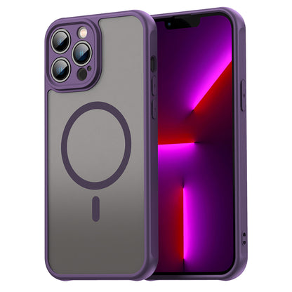 Coque MagSafe pour Apple iPhone 13 Pro, Techsuit, HaloFrost II, Violet