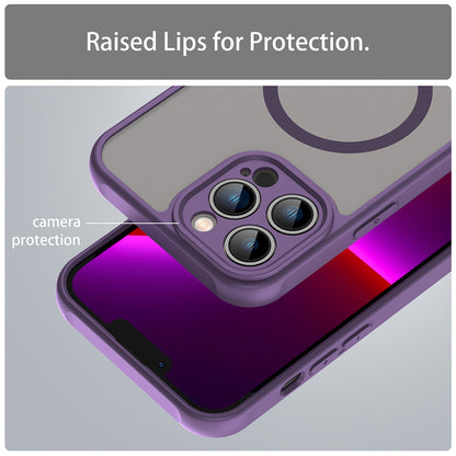 Coque MagSafe pour Apple iPhone 13 Pro, Techsuit, HaloFrost II, Violet