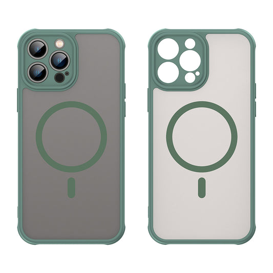 Coque MagSafe pour Apple iPhone 13 Pro, Techsuit, HaloFrost II, Vert