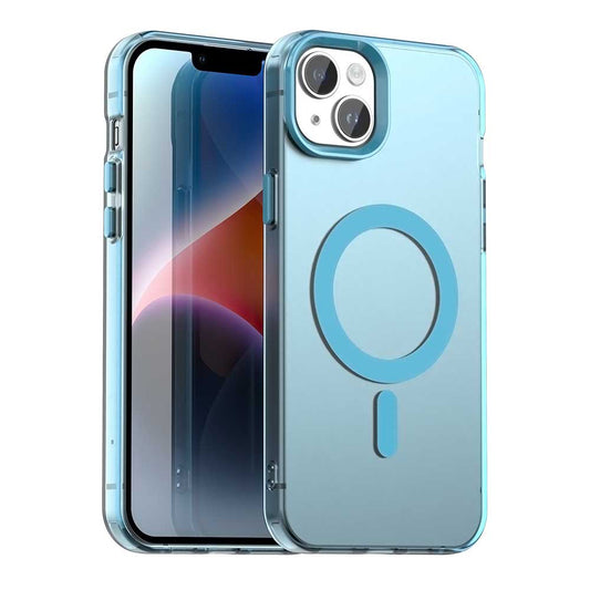 Coque MagSafe pour Apple iPhone 13, Techsuit, CandyCase, Bleue