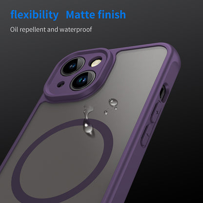 Coque MagSafe pour Apple iPhone 13, Techsuit, HaloFrost II, Violet