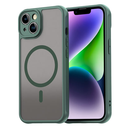 Coque MagSafe pour Apple iPhone 13, Techsuit, HaloFrost II, Vert