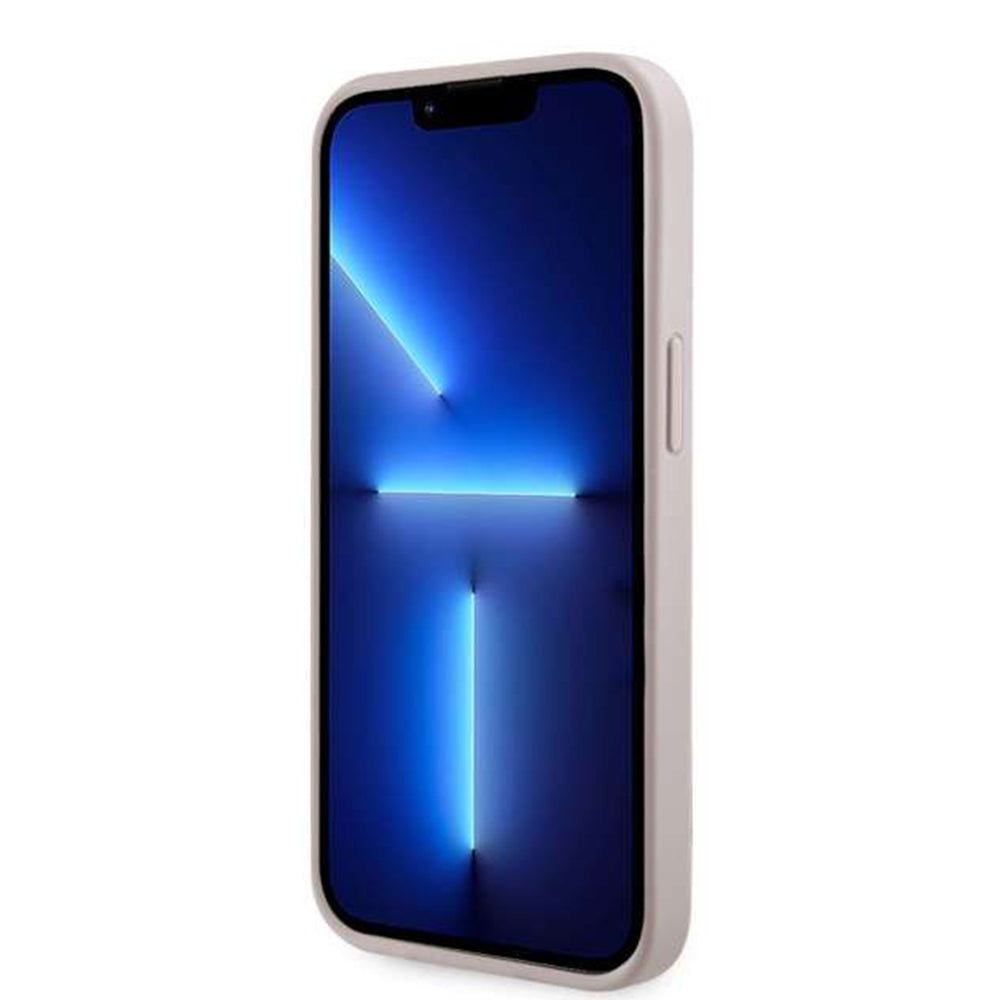 MagSafe Case for Apple iPhone 14, Guess, GCube Stripes, Pink