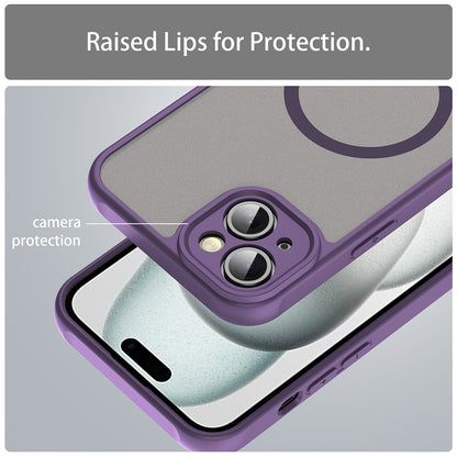 Coque MagSafe pour Apple iPhone 14 Plus, Techsuit, HaloFrost II, Violet