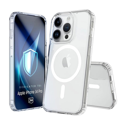 MagSafe Case for Apple iPhone 14 Pro, 3MK, Armor MagCase, Transparent