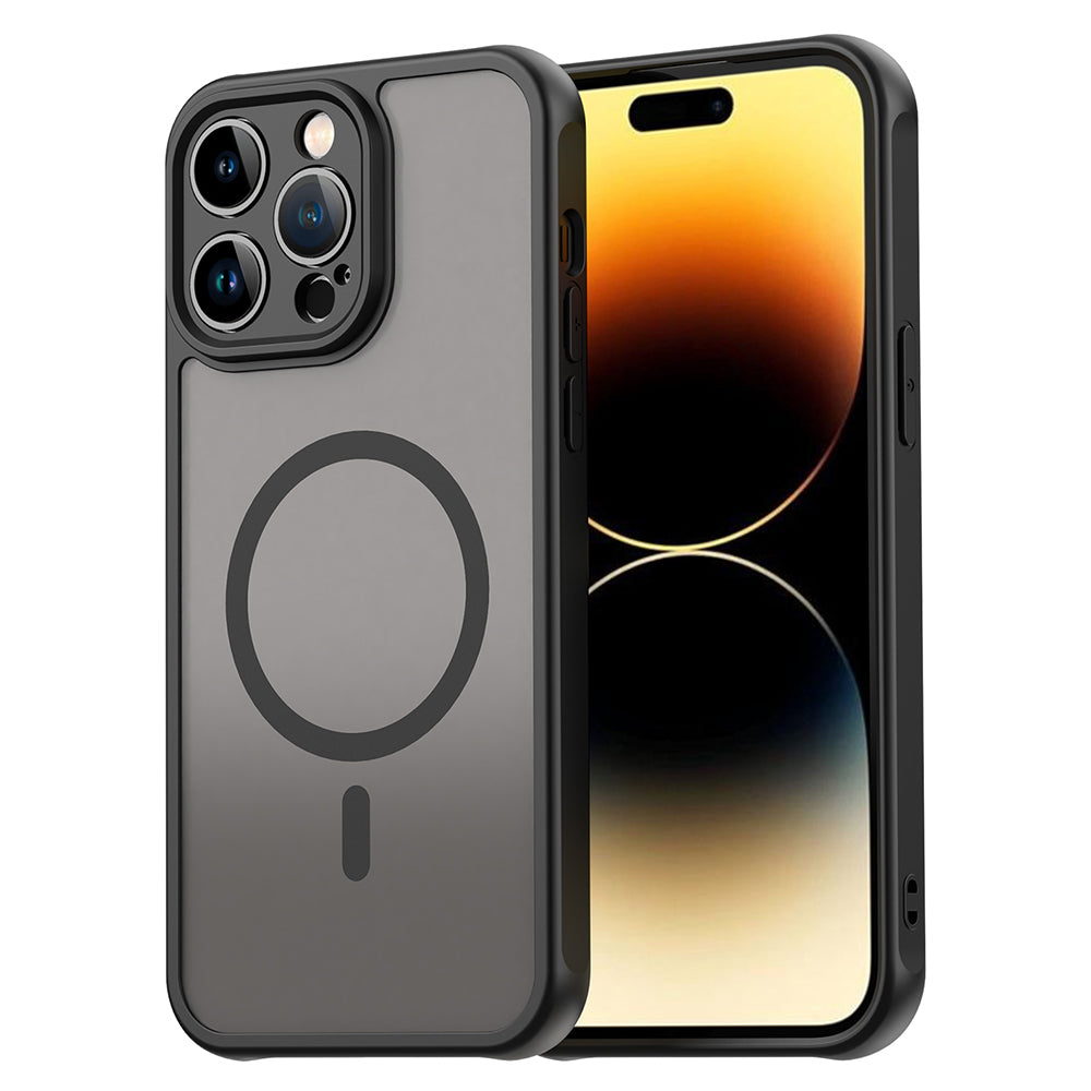MagSafe-hoesje voor Apple iPhone 14 Pro Max, Techsuit, HaloFrost II, Zwart