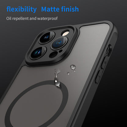 MagSafe-hoesje voor Apple iPhone 14 Pro Max, Techsuit, HaloFrost II, Zwart