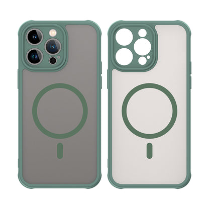 Coque MagSafe pour Apple iPhone 14 Pro Max, Techsuit, HaloFrost II, Vert