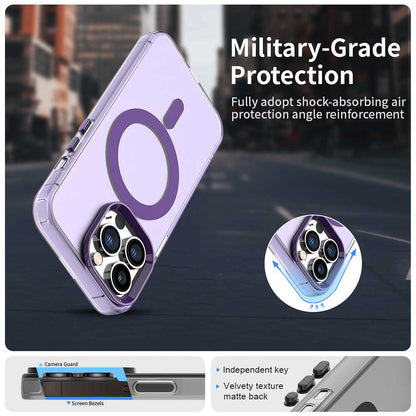 Coque MagSafe pour Apple iPhone 14 Pro, Techsuit, CandyCase, Violet